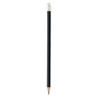 Natural pencil with eraser черный