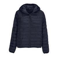 Куртка женская "STREAM HOODED", тёмно-синий, XL, таффета 280 Т, 100% полиэстер
