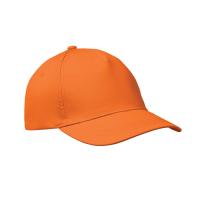 5 panel baseball cap оранжевый