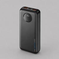 Внешний АКБ NRG Turbo V4 10000 мА-ч, дисплей, черный, Deppa , размер 10000 mAh