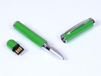 USB-флешка на 64 ГБ в виде ручки с мини чипом, зеленый , размер 64ГБ