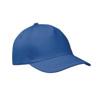 5 panel baseball cap королевский синий