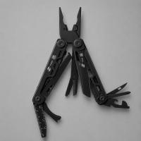 Мультитул Stinger, 113 х 19 мм, 19 функций, сталь, черный, в картонной коробке, в комплекте нейлоновый чехол