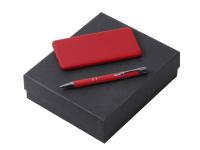 Подарочный набор c ручкой и повербанком 5000 mAh, красный , размер 5000 mAh