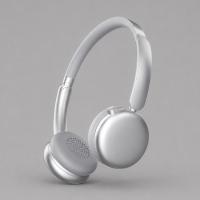 Беспроводные накладные наушники Stereo Light, BT 5.4, 300 мАч, cеребристый, Deppa