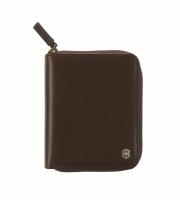 Кошелёк VICTORINOX Weyl с защитой от сканирования RFID, коричневый, кожа наппа, 10x2,2x12 см