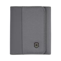 Бумажник VICTORINOX Travel Essentials Tri-Fold Wallet, серый, полиэстер, 9x2x10 см