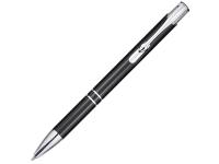 Шариковая ручка Moneta из переработанного алюминия (черные чернила) - Черный
