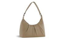 Сумка женская наплечная маленькая BUGATTI Mila, песочная, полиуретан, 28 x 9 x 14/21 см