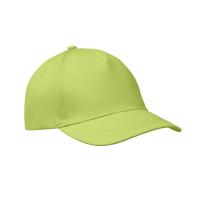 5 panel baseball cap лайм