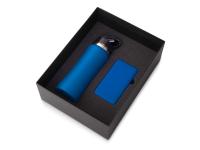 Подарочный набор с бутылкой для воды и повербанком С2, 10000 mAh, синий , размер 10000 mAh
