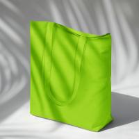 Сумка для шопинга Carryme 140 хлопковая, 140 г/м2, зеленое яблоко