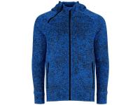 Толстовка на молнии Everest, меланжевый королевский синий , размер L