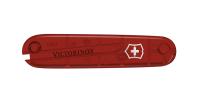 Передняя накладка для ножей VICTORINOX 91 мм, пластиковая, полупрозрачная красная