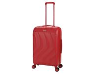 Чемодан TORBER В Отпуск, красный, ABS-пластик, 45 х 27 х 68 см, 63 л, 3,1 кг , размер M