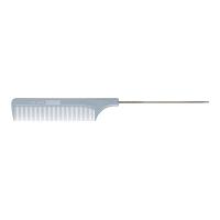 Расческа Dewal Beauty с металлическим хвостиком голубая 22,0 см