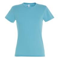 Футболка женская MISS, бирюзовый, 2XL, 100% хлопок, 150 г/м2