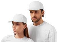 Бейсболка Мемфис 230 5-панельная, белый
