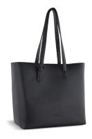 Бизнес-шоппер женский наплечный BUGATTI Luna, черный, полиуретан, 47 х 18 х 34 см