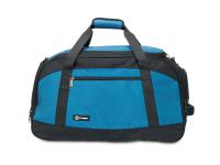 Сумка спортивная TORBER, синий/черный, полиэстер, 52 х 25 х 30 см