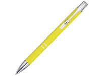 Шариковая ручка Moneta из переработанного алюминия (черные чернила) - Желтый