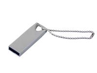 USB 2.0-флешка на 16 Гб с мини чипом, компактный дизайн, стильное отверстие для цепочки , размер 16ГБ