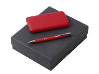 Подарочный набор c ручкой и повербанком 10000 mAh, красный , размер 10000 mAh