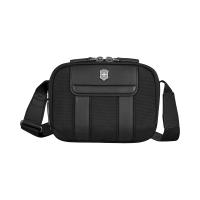 Сумка через плечо компактная VICTORINOX Architecture Urban2 Compact Crossbody Bag, черный, полиэстер/кожа, 22x6x16 см, 2 л