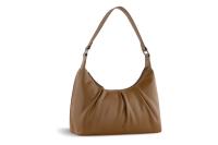 Сумка женская наплечная маленькая BUGATTI Mila, коньячная, полиуретан, 28 x 9 x 14/21 см