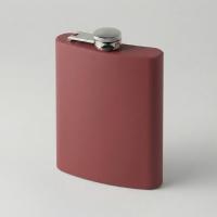 Фляжка 240 мл Remarque soft touch, 304 сталь, бургунди