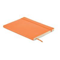 A5 recycled notebook оранжевый
