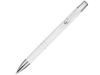 Шариковая ручка Moneta из переработанного алюминия (черные чернила) - Белый