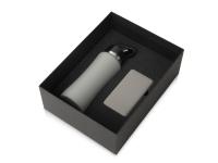 Подарочный набор с бутылкой для воды и повербанком С2, 10000 mAh, серый , размер 10000 mAh