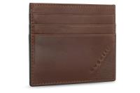 Портмоне для кредитных карт BUGATTI АРИСТОКРАТ | NOBILE, с защитой данных RFID, коричневое, натуральная воловья кожа, 10х0,3х8 см