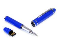 USB-флешка на 64 ГБ в виде ручки с мини чипом, синий , размер 64ГБ