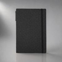 Блокнот с ручкой и набором стикеров А5 Write and stick, черный