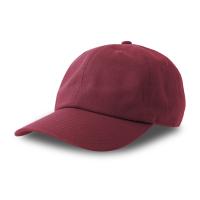 Бейсболка "DAD HAT-S", 6 клиньев, металлическая застежка, бордовый, 100% хлопок, 270 г/м2