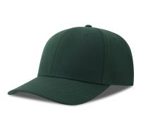 Бейсболка BEAT-S, 6 клиньев, пластиковая застежка, т.-зелён, 100% переработанный полиэстер, 300 г/м2