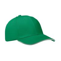 6 panel baseball cap Зеленый цвет прерий/белый