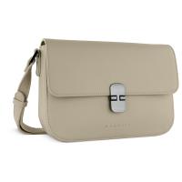 Сумка женская BUGATTI NELA, бежевая, полиуретан, 25х9х17,5 см