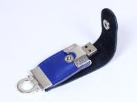 USB-флешка на 64 ГБ в виде брелка, синий , размер 64ГБ