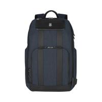 Рюкзак VICTORINOX Architecture Urban2 Deluxe Backpack 15”, синий, полиэстер/кожа, 31x23x46 см, 23 л