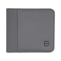Бумажник VICTORINOX Travel Essentials Bi-Fold Wallet, с защитой от сканирования RFID, серый, полиэстер, 11x2x10 см