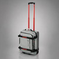 Сумка на колесах TORBER РИТМ, серый, полиэстер 900D с PU покрытием, 49 x 35,5 x 26 см, 35 л , размер S