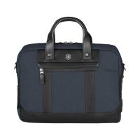 Портфель VICTORINOX Architecture Urban2 Briefcase 15'', синий, полиэстер/кожа, 42x13x31 см, 16 л