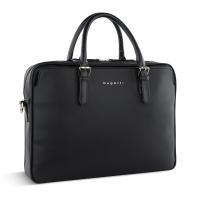 Портфель женский BUGATTI Ella 15'', черный, полиуретан, 38х6х27,5 см