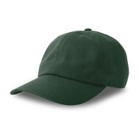 Бейсболка "DAD HAT-S", 6 клиньев, металлическая застежка, тёмно-зелёный, 100% хлопок, 270 г/м2