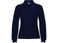 Рубашка поло Estrella женская с длинным рукавом, нэйви , размер L