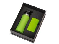 Подарочный набор с бутылкой для воды и повербанком С1, 5000 mAh, зеленое яблоко , размер 5000 mAh