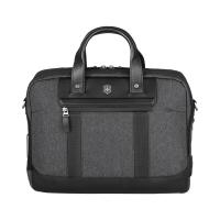 Портфель VICTORINOX Architecture Urban2 Briefcase 15'', серый, полиэстер/кожа, 42x13x31 см, 16 л